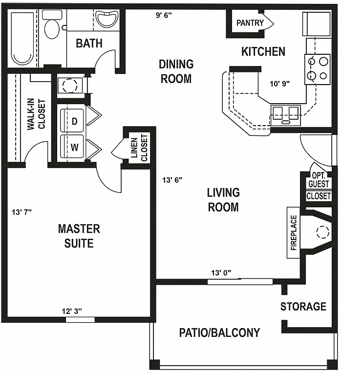 Floor plan The Faust