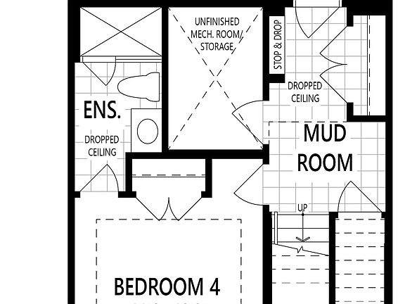 Bedroom 4 In Lieu of Recreation Room