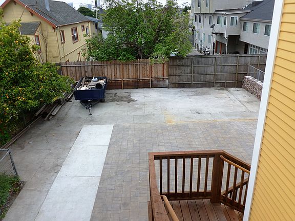 Rear yard/park