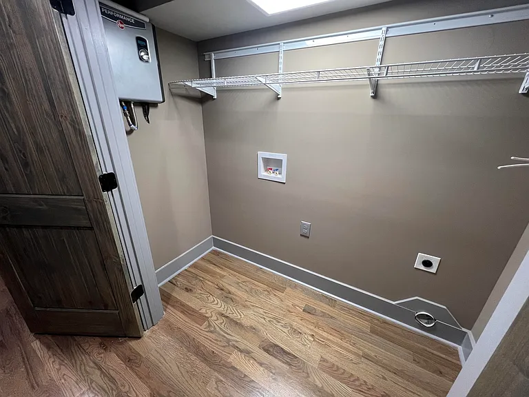 Laundry Closet with washer-dryer hookups