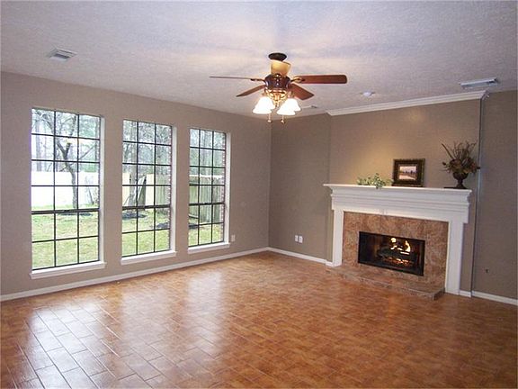 Family Room with Gas Log Fire Place