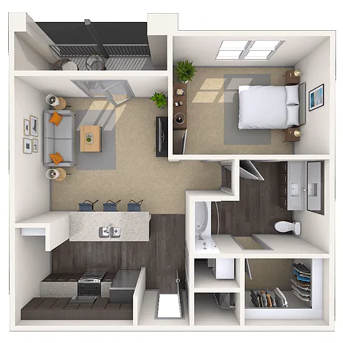 Floor plan Calhoun