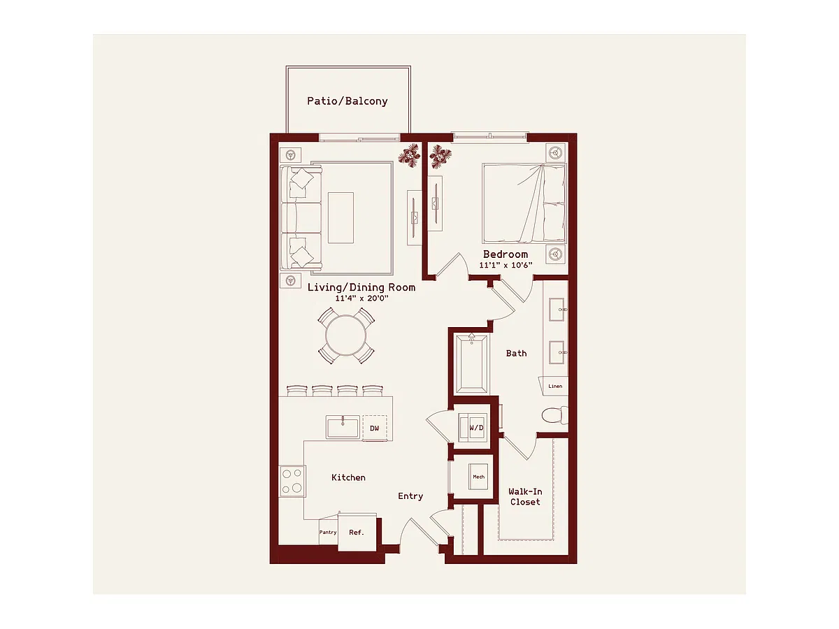 Floor plan Lambert