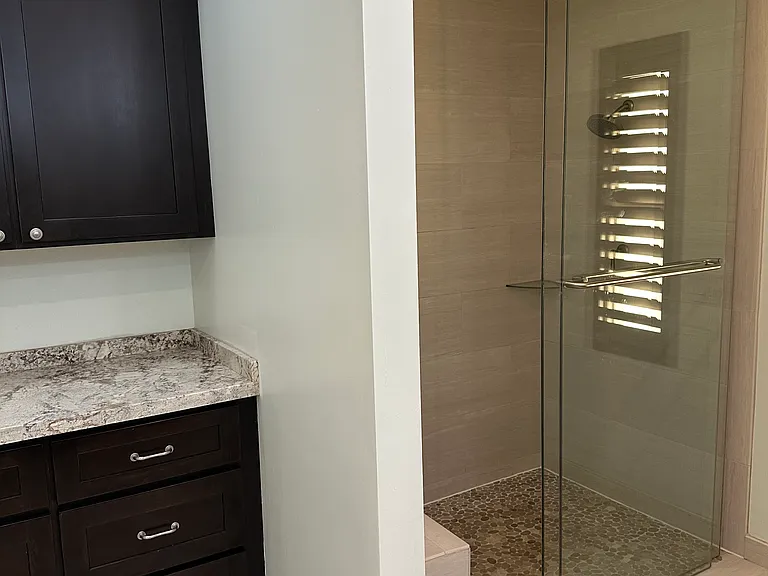 Main Bathroom walk-in shower
