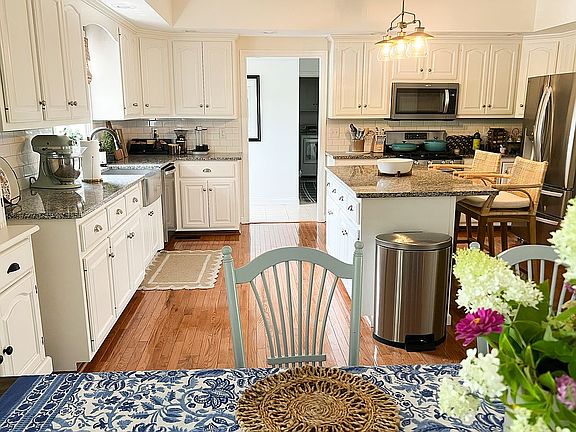 Kitchen with gas stove