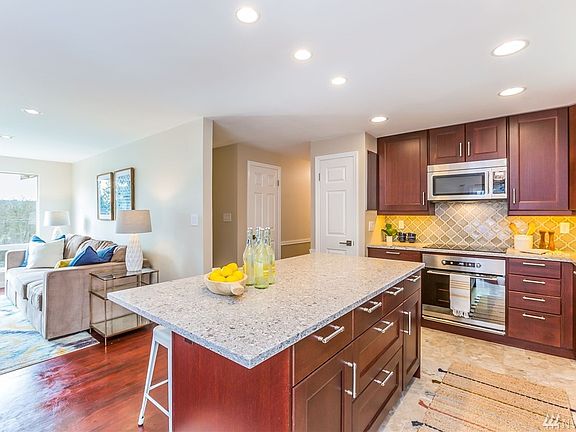 Look at all that counter space and kitchen storage!