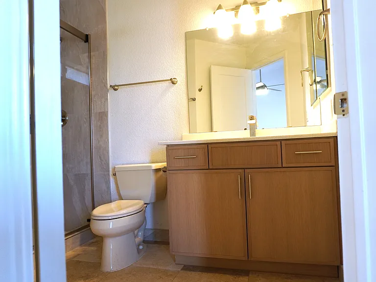 Modern vanity.