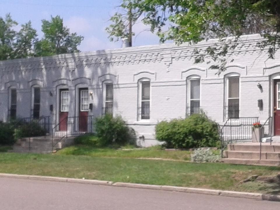 Front entry, on-street parking