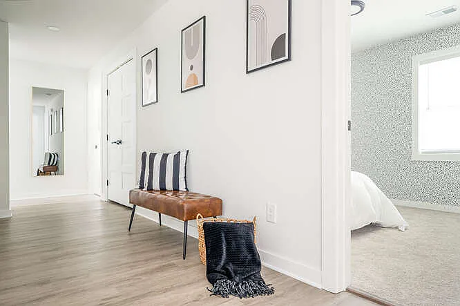Spacious hallway
