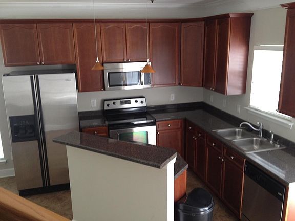 Modern kitchen with stainless appliances