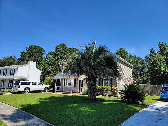 Right side of house