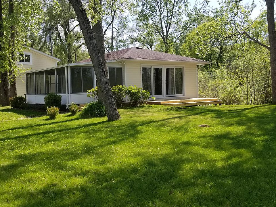 lake side view of house