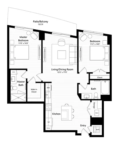 Floor plan B2
