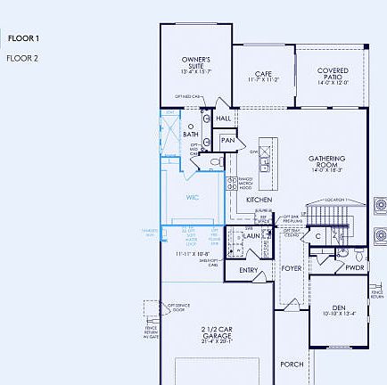 Prato Floor Plan, Quick Move-In Home, Floor 1