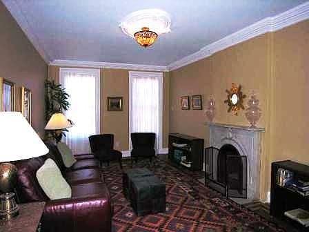 Parlor, Marble Fireplace