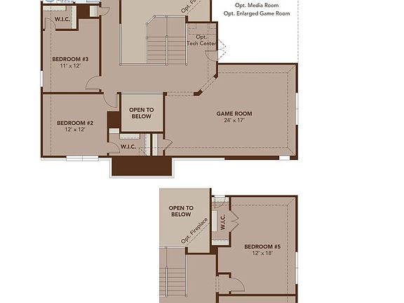 Stanford Second Floor Plan