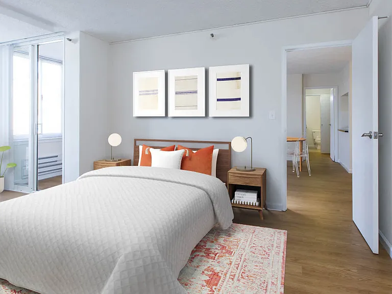 Bedroom with Hard Surface Flooring