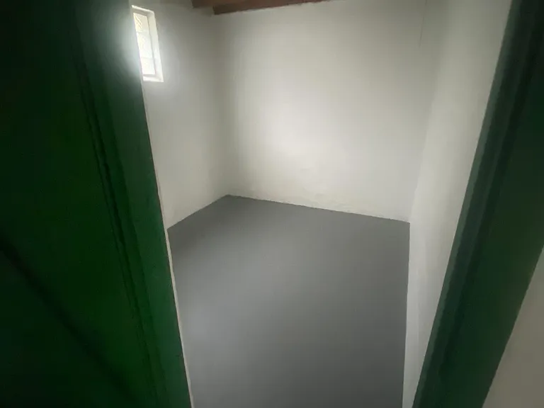 Storage room in basement