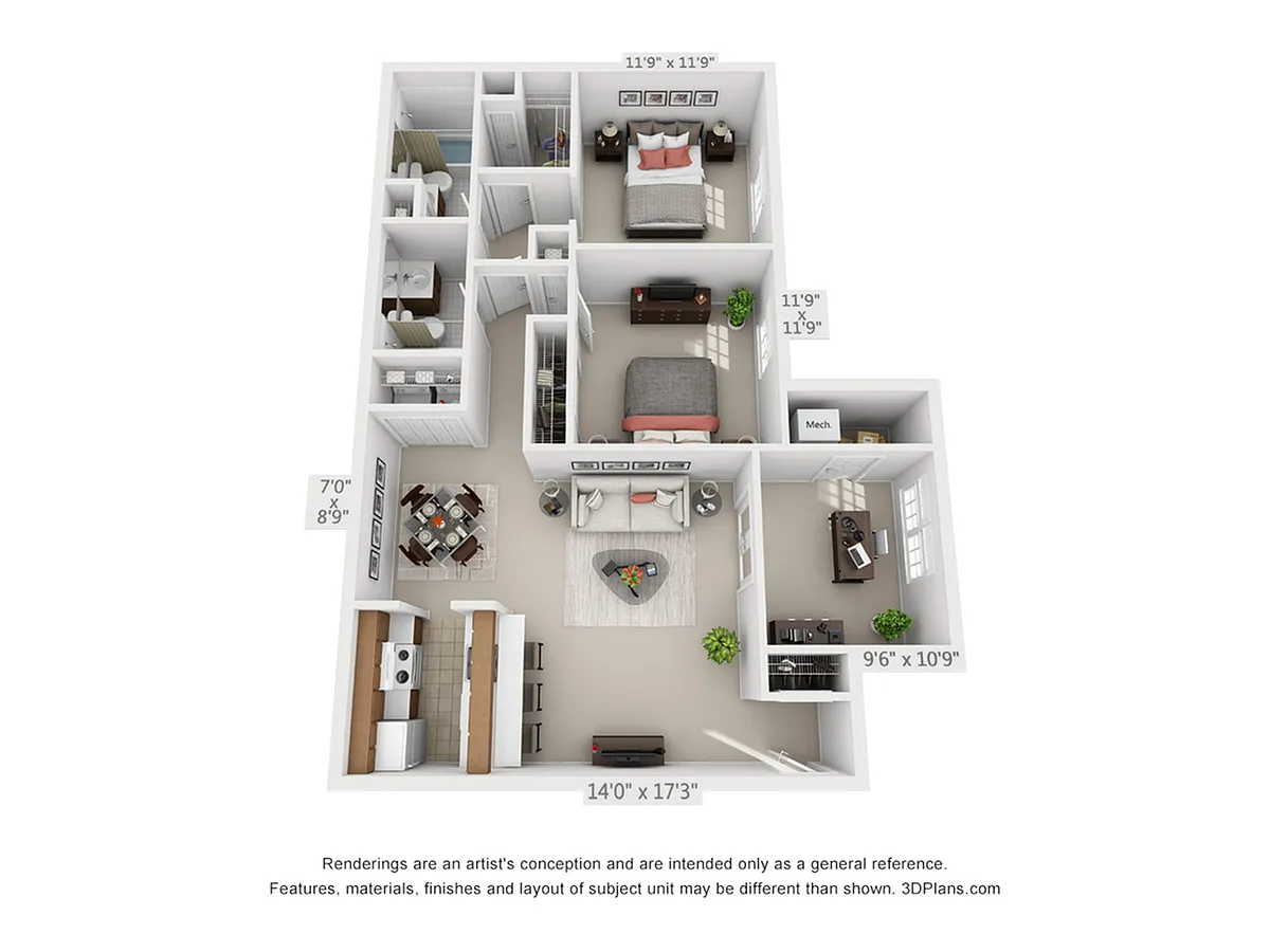 Floor plan Iris (Den)