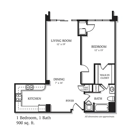 Floor plan A01 900