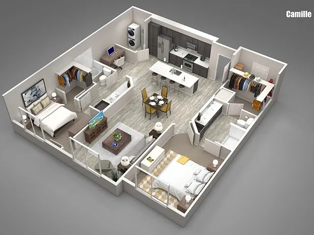 Floor plan Camille