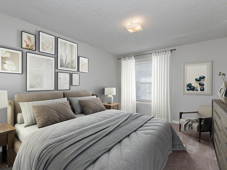Spacious bedroom