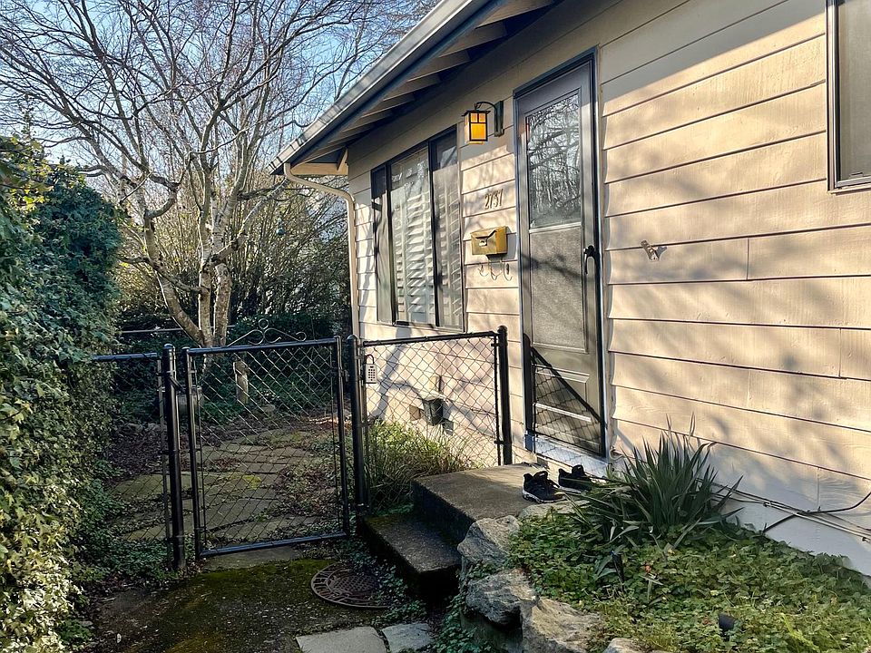 Front entrance to unit - private fenced side yard