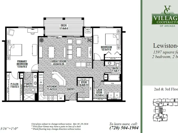 Lewiston-2 Plan, Village Cooperative of Arvada (Active Adults 62+)
