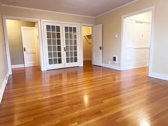 Left to Right; Foyer with Coat Closet, French Door Closet, Walk in Closet, Linen Storage in Hallway.