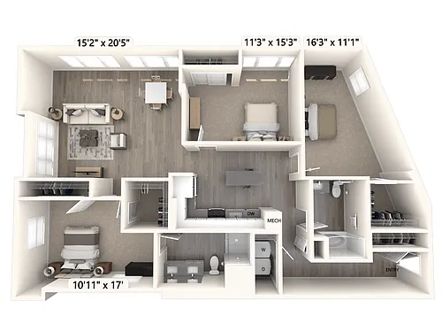 Floor plan C7U