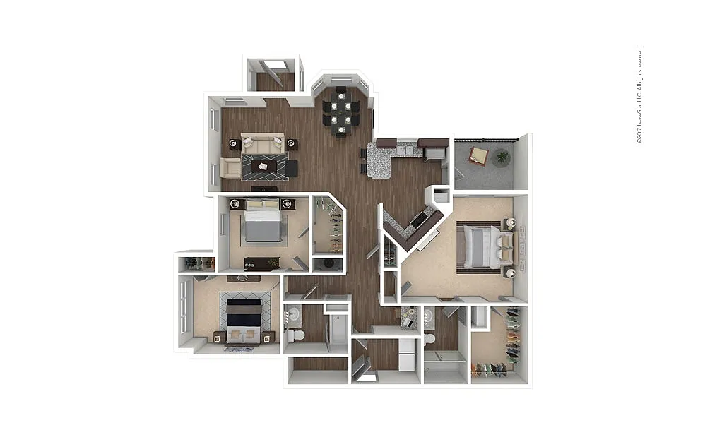Floor plan C1 - Sugar Mill