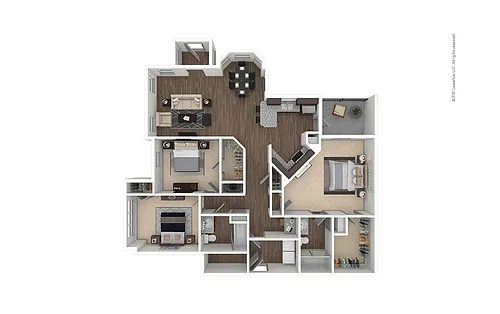 Floor plan C1 - Sugar Mill