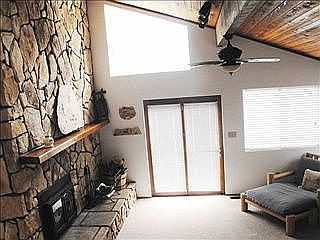 well lit living room