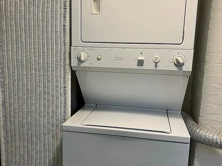 Washing machine and dryer inside unit