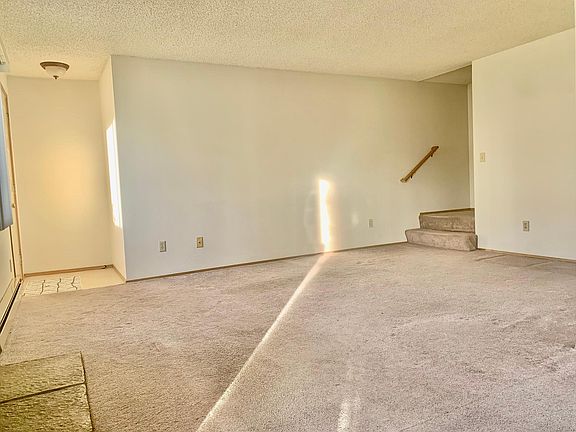 Living room with fireplace.