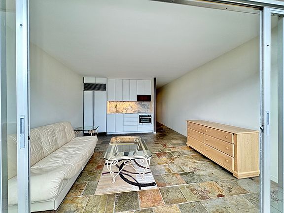 Sliding glass doors for indoor-outdoor ambiance and lots of natural light