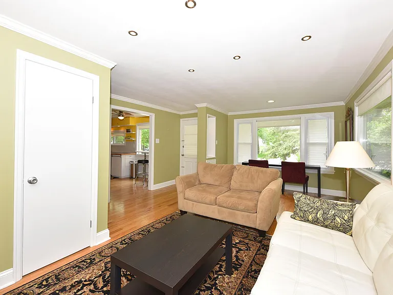 Another view into the kitchen area. Closet in great room.