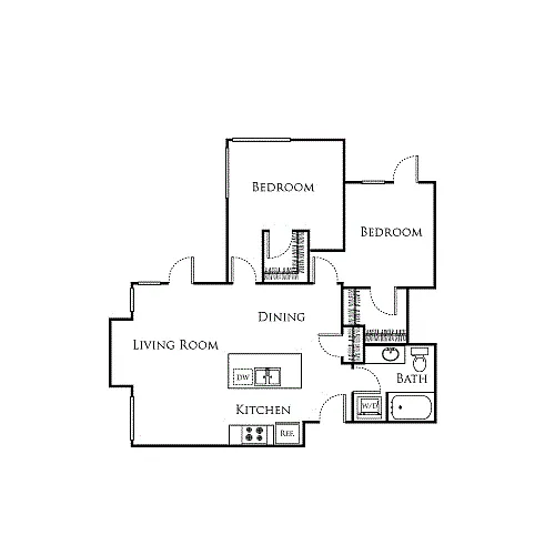 Floor plan B13- Income Restricted
