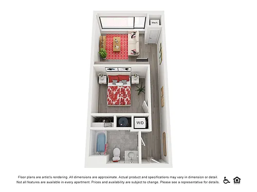 Floor plan One Bedroom