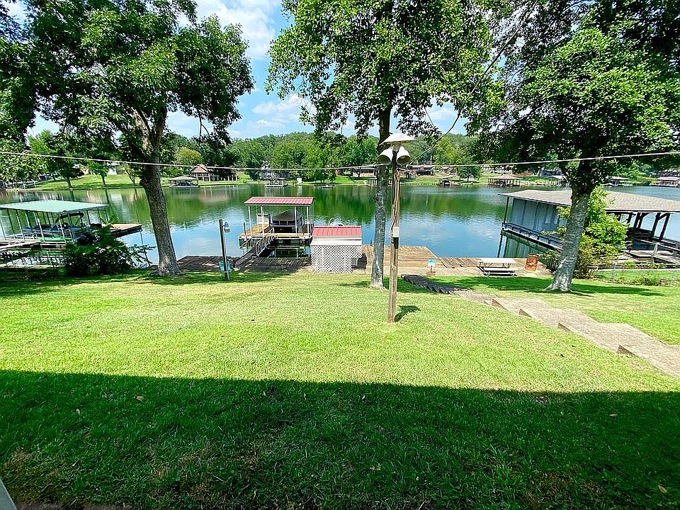 Back yard with lake view