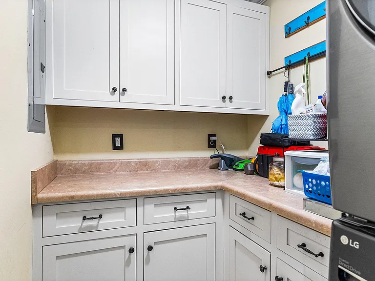 First floor laundry area.