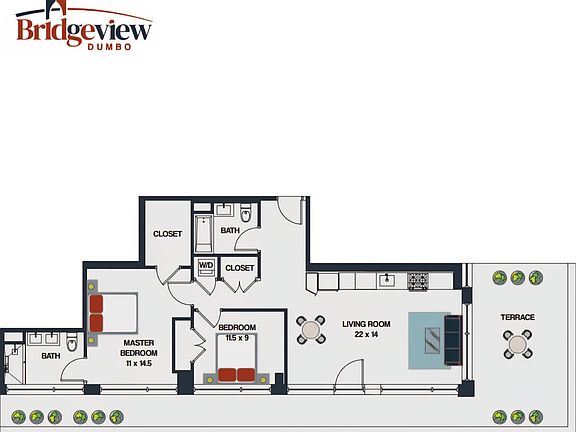 2nd image of 69 Adams St #25L
