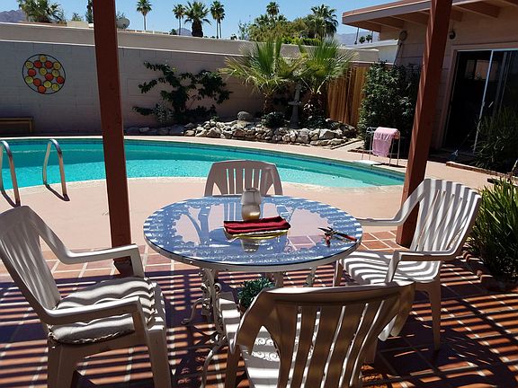 Patio off living room. Not enclosed