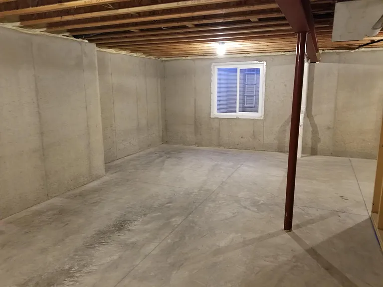 full private basement , unfinished