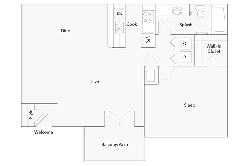 Floor plan Asheville