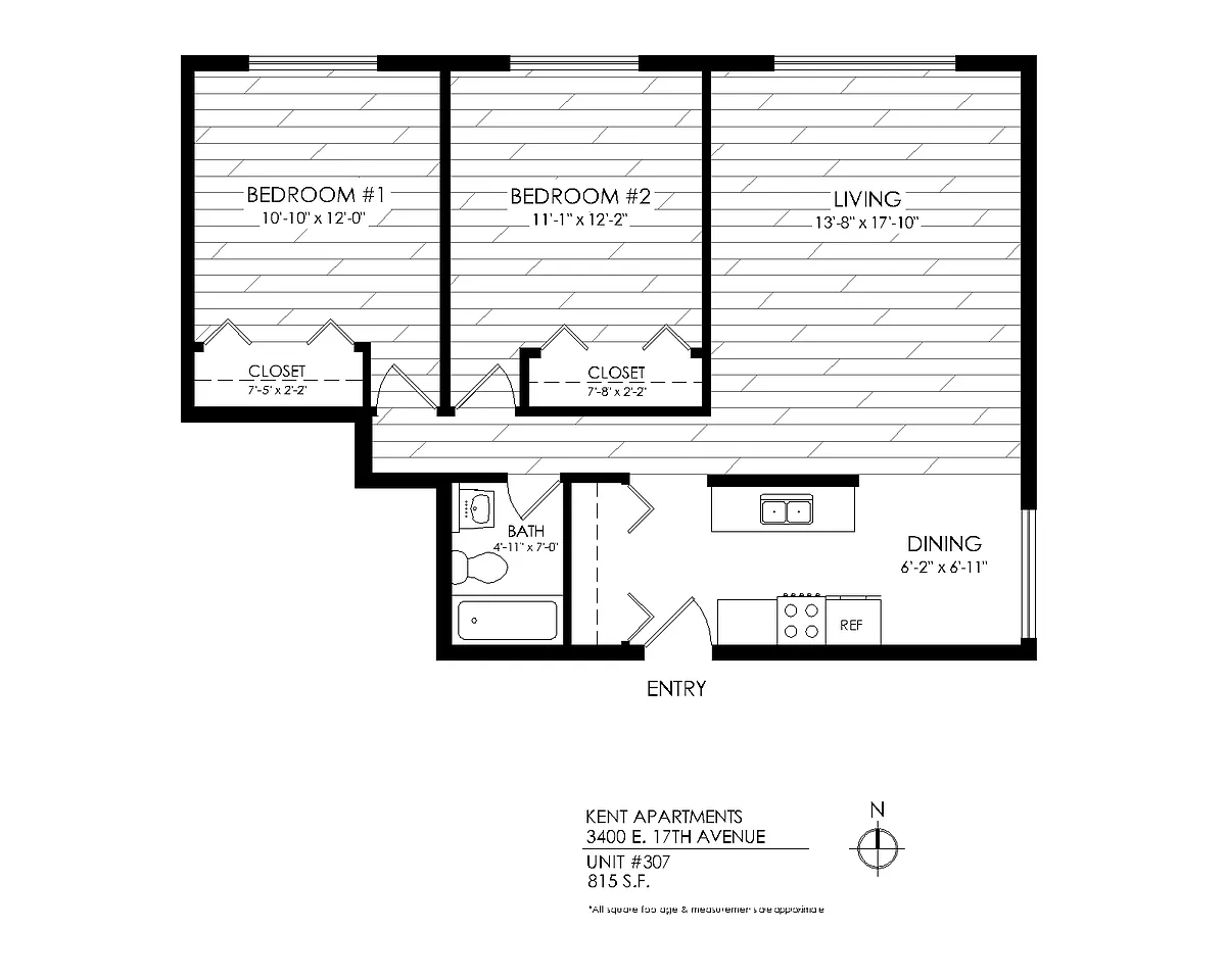 Floor plan 2 bed