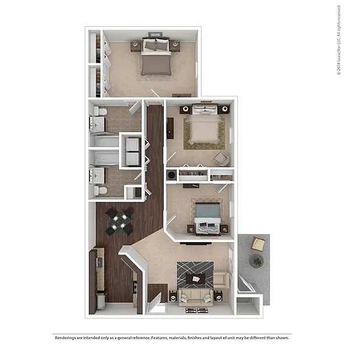 Floor plan C1 - 3X2