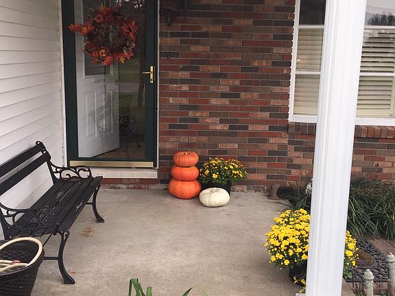 Front porch, full glass stormdoor
