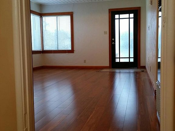 Front door view from kitchen