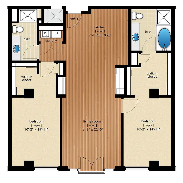 Floor plan Stout